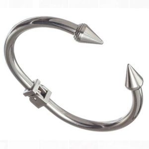 Eye Candy Los Angeles Titanium Spike Cuff Bracelet